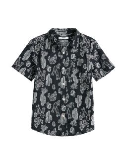 Boys 8-20 Sonoma Goods For Life Printed Button-Up Shirt in Regular & Husky