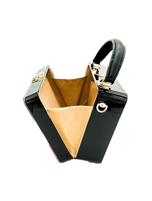 Boutique De FGG Novlety Designer Acrylic Shoulder Bag for Women Tote Purse and Handbags Box Clutch Crossbody Bag