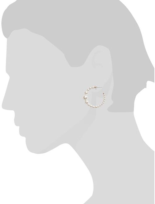 Gap Pearly Hoop Earrings