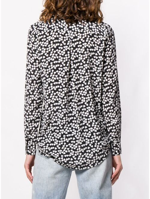Equipment patterned blouse