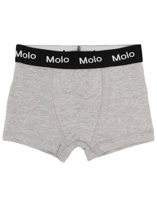 Molo Justin stretch-organic cotton boxers pack of 2
