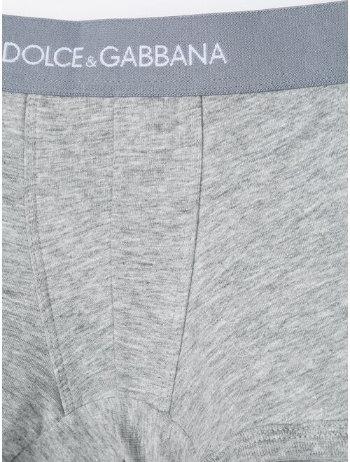 Dolce & Gabbana Kids logo boxer shorts