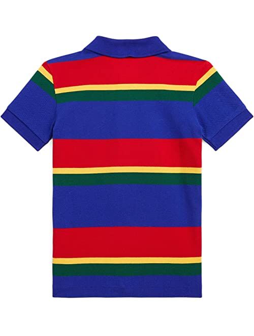 Polo Ralph Lauren Kids Striped Cotton Mesh Polo Shirt (Toddler)