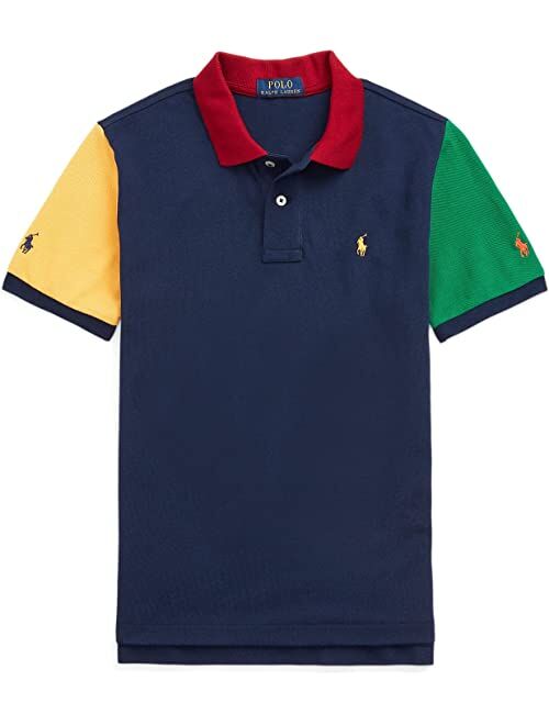 Polo Ralph Lauren Kids Cotton Mesh Henley Shirt (Big Kids)