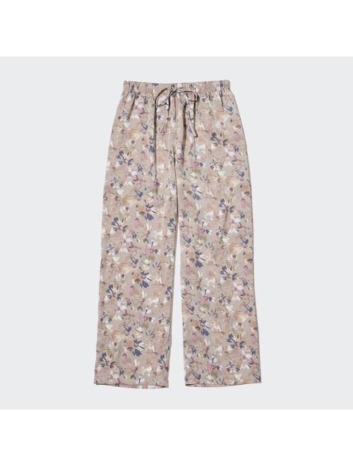 Uniqlo Satin Drape Straight Pants