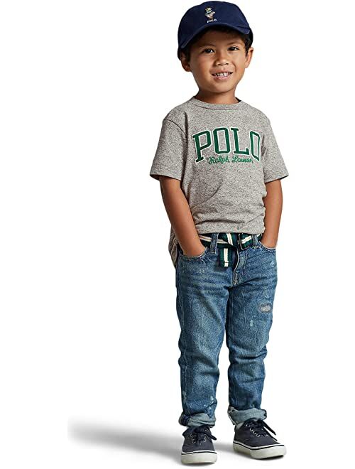 Polo Ralph Lauren Kids Corduroy-Logo Cotton Jersey Tee (Toddler)