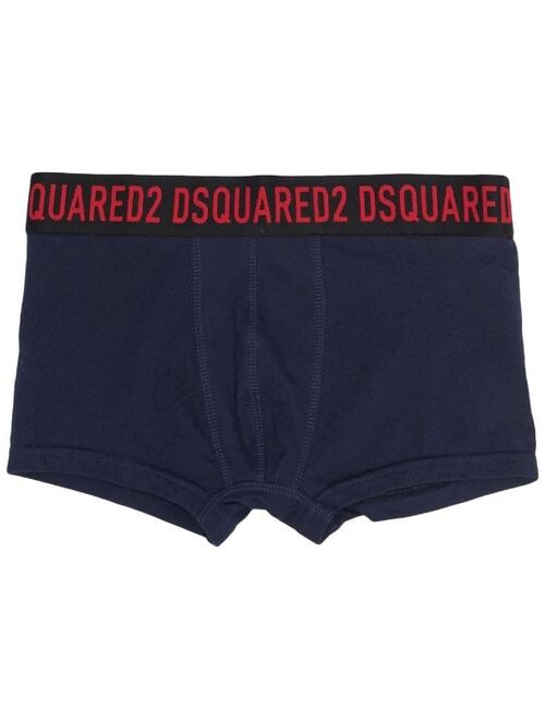 Dsquared2 Kids two-pack logo waistband boxers