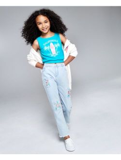 Big Girls Stella Embroidered Jeans, Created for Macy's
