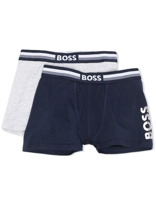 Hugo Boss BOSS Kidswear logo-print boxer set