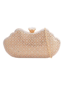 Girly Handbags Womens Compact Diamante Grab Holder Clutch Bag