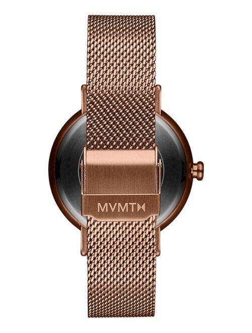 MVMT Women's Dot Rose Gold-Tone Mesh Bracelet Watch 36mm