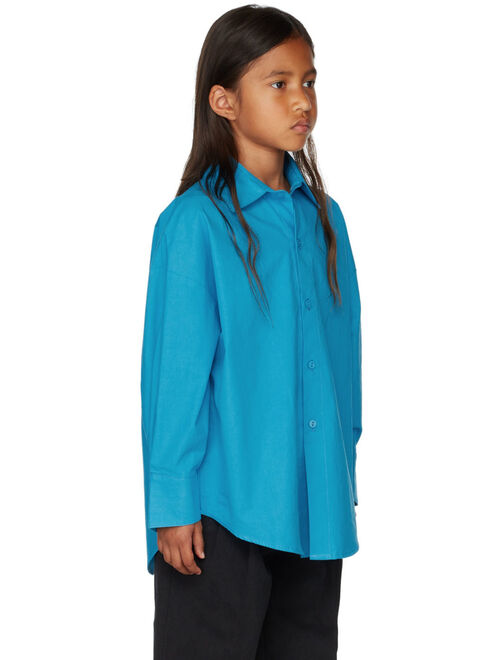 STRATEAS CARLUCCI SSENSE Exclusive Kids Blue Mini Macro Shirt
