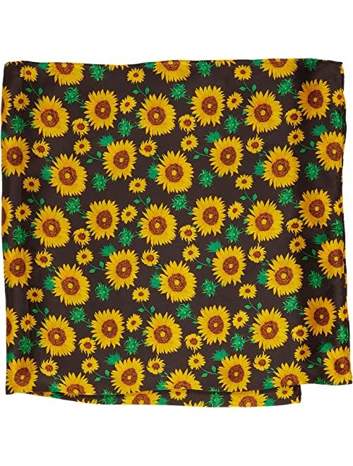 M&F Western Wild Rag Silk Sunflower Print