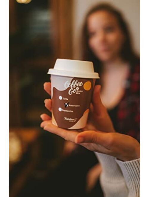 Rainbow Socks - Coffee To Go Socks Women Men - 4 Versions