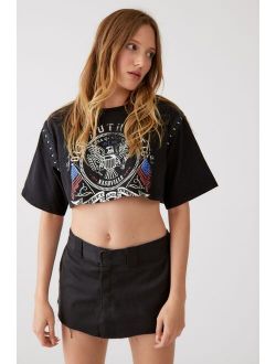 Old Authentic Hook & Eye Cropped Tee