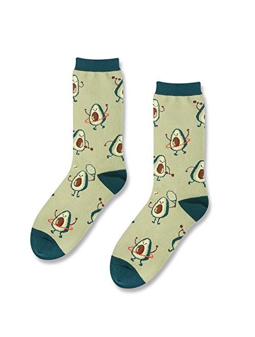 SOCKFUN Funny Pickle Socks Taco Socks Avocado Donut Socks for Women, Novelty Pickle Taco Gifts