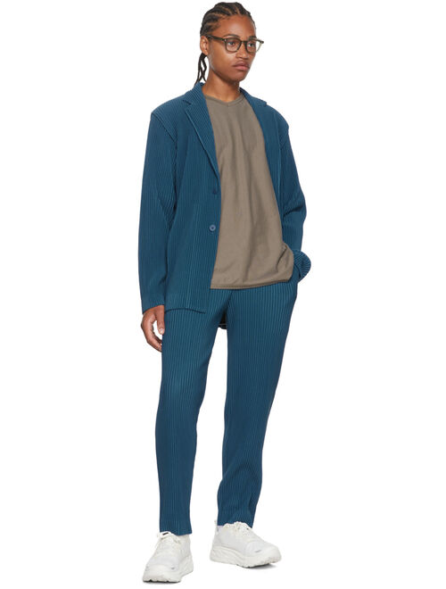 HOMME PLISSE ISSEY MIYAKE Blue Tailored Pleats 1 Blazer