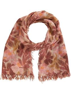 Chan Luu Cashmere and Silk Watercolor Floral Scarf
