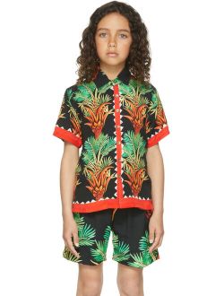 ENDLESS JOY SSENSE Exclusive Kids Black Date Palm Short Sleeve Shirt