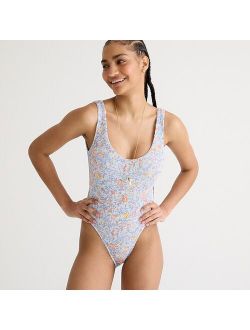 Scrunchie classic scoopneck one-piece in afternoon floral