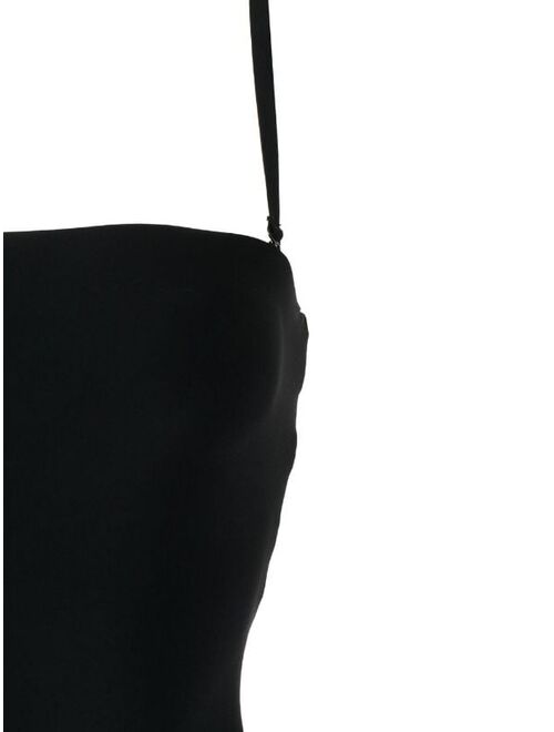 Christopher Esber Looped cut-out strapless swimsuit