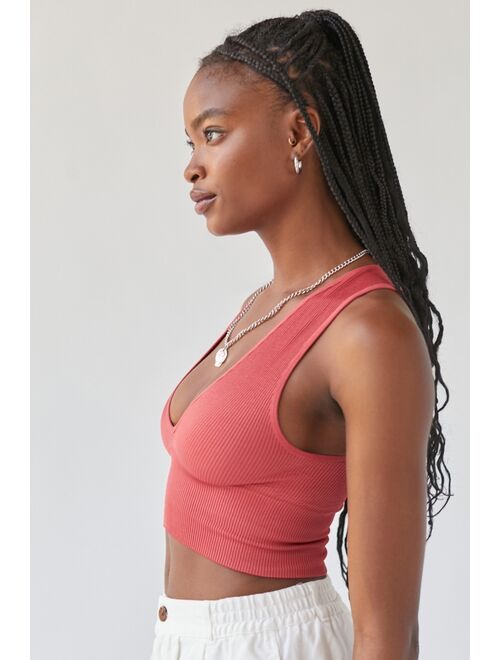 Out From Under Hailey Seamless Plunge Bra Top