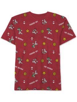 Nintendo Little Boys Mario Icon Graphic T-Shirt
