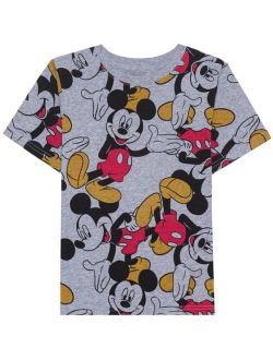 Hybrid Little Boys Disney Mickey Mouse Short Sleeves Graphic T-shirt