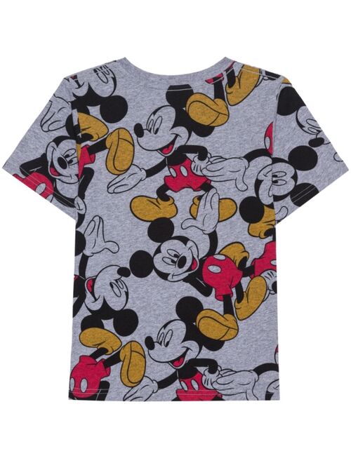 Hybrid Little Boys Disney Mickey Mouse Short Sleeves Graphic T-shirt