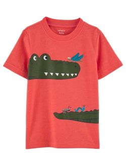 Toddler Boys Alligator Jersey T-shirt