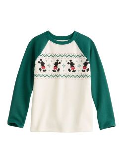 Disney's Mickey Mouse Boys 4-8 Flatback Raglan Graphic Tee by Jumping Beans
