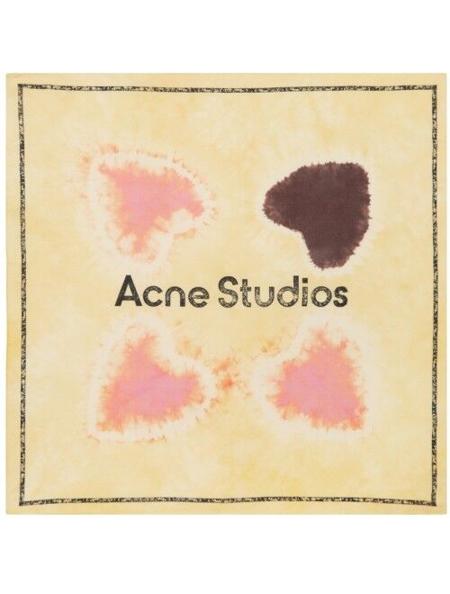 ACNE STUDIOS Yellow Via Scarf