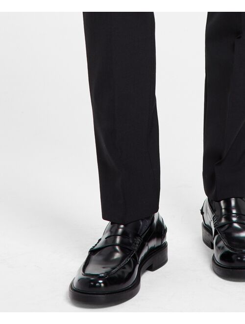 Bar III Men's Solid Skinny Fit Wrinkle-Resistant Wool Suit Separate Pant, Created for Macy's