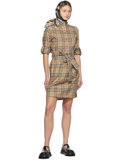 Burberry Black Deer Print Scarf