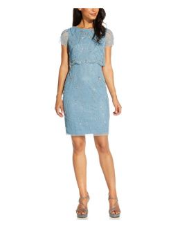 Embellished Overlay Dress