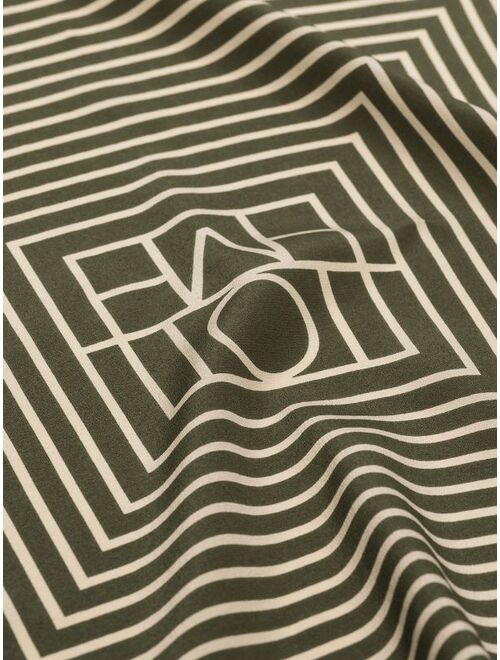 Toteme monogram silk scarf