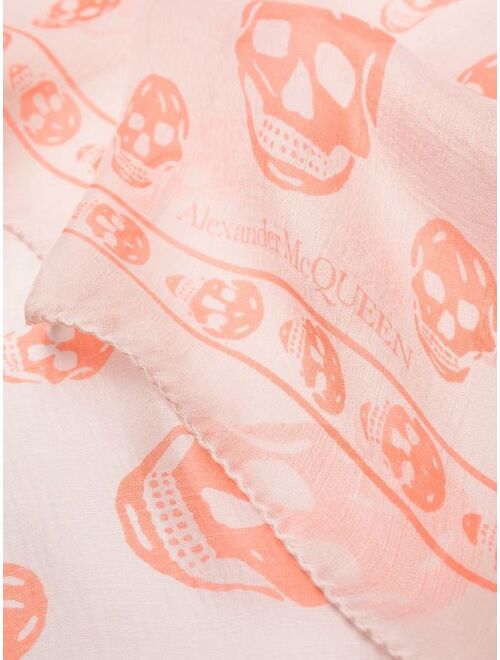 Alexander McQueen Skull print scarf
