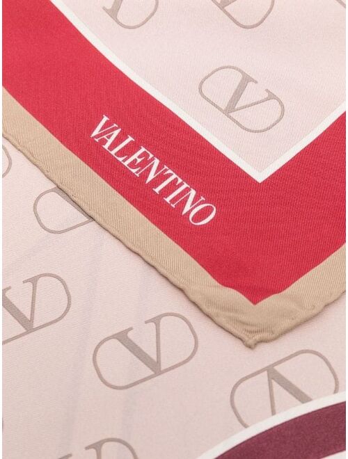 Valentino VLogo Signature silk scarf