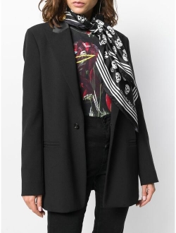 mini skull print scarf