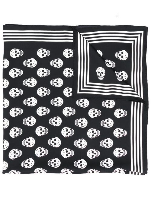 Alexander McQueen mini skull print scarf