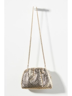 By Anthropologie Metallic Clutch