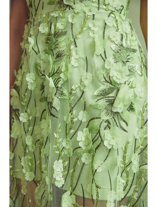 Helsi Embroidered Sheer Dress