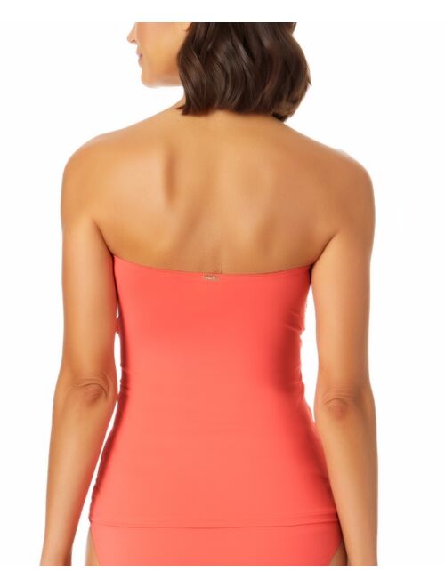 Swimsuits For All Anne Cole Twist-Front Ruched Tankini Top