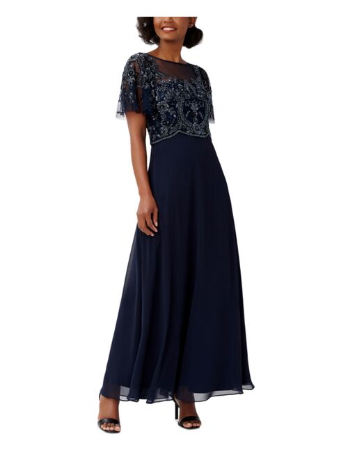 Adrianna Papell Women's Beaded Gown