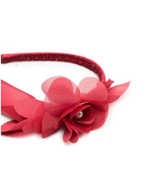 Monnalisa floral embellished hairband