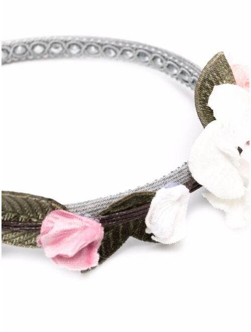 Monnalisa floral-embellished hairband