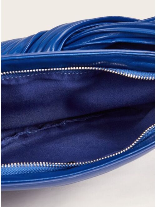 Shein Twist Design Textured Clutch Bag