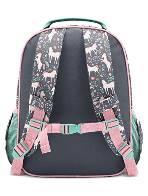 Simple Modern Kids Backpack for School Boys Girls | Kindergarten Elementary Toddler Backpack | Fletcher Collection | 12 Liter (15" tall) Blue Dino