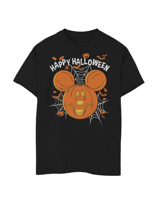 Boys 8-20 Disney Mickey & Friends Mickey Pumpkin Happy Halloween Graphic Tee