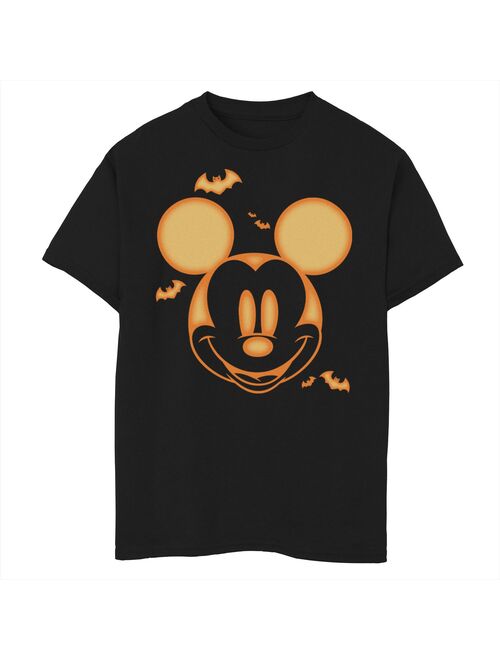 Boys 8-20 Disney Mickey & Friends Halloween Mickey Carving Graphic Tee